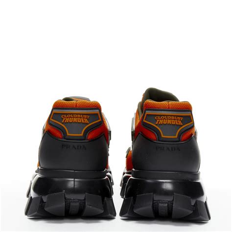 black and orange prada cloudbust|Prada cloudbust thunder camo.